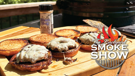 Butter Burgers on the Big Green Egg | Backyard Smoke Show