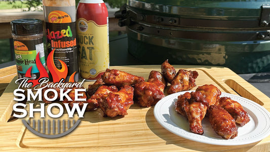 Glazed Chicken Wings on the Big Green Egg | Backyard Smoke Show
