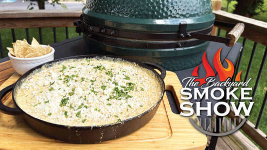 Street Corn Queso on the Big Green Egg | Backyard Smoke Show