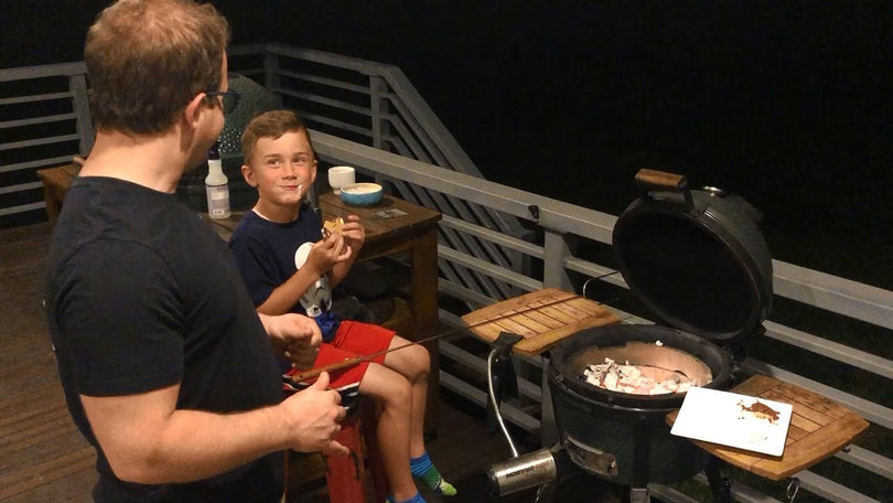 Gooey S'mores on the Big Green Egg