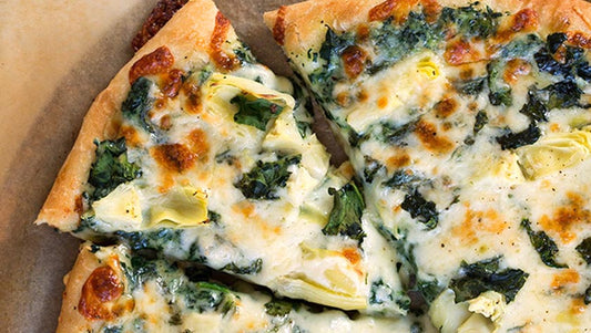 SPINACH & ARTICHOKE PIZZA