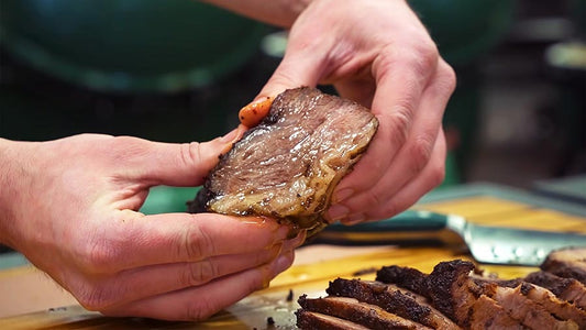 "Brisket Style" Tri-Tip Roasted on the Big Green Egg