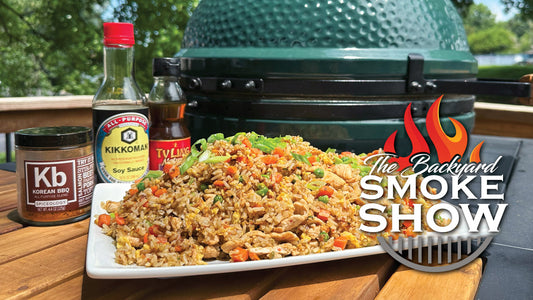 Chicken Fried Rice on the Big Green Egg | Backyard Smoke Show