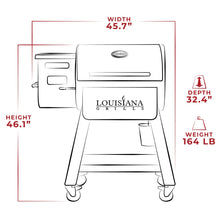 Load image into Gallery viewer, Louisiana Grills Black Label Series 800 Pellet Grill LG800BL
