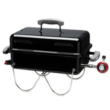 Load image into Gallery viewer, Weber Go Anywhere Portable Gas Grill (Black) 1141001
