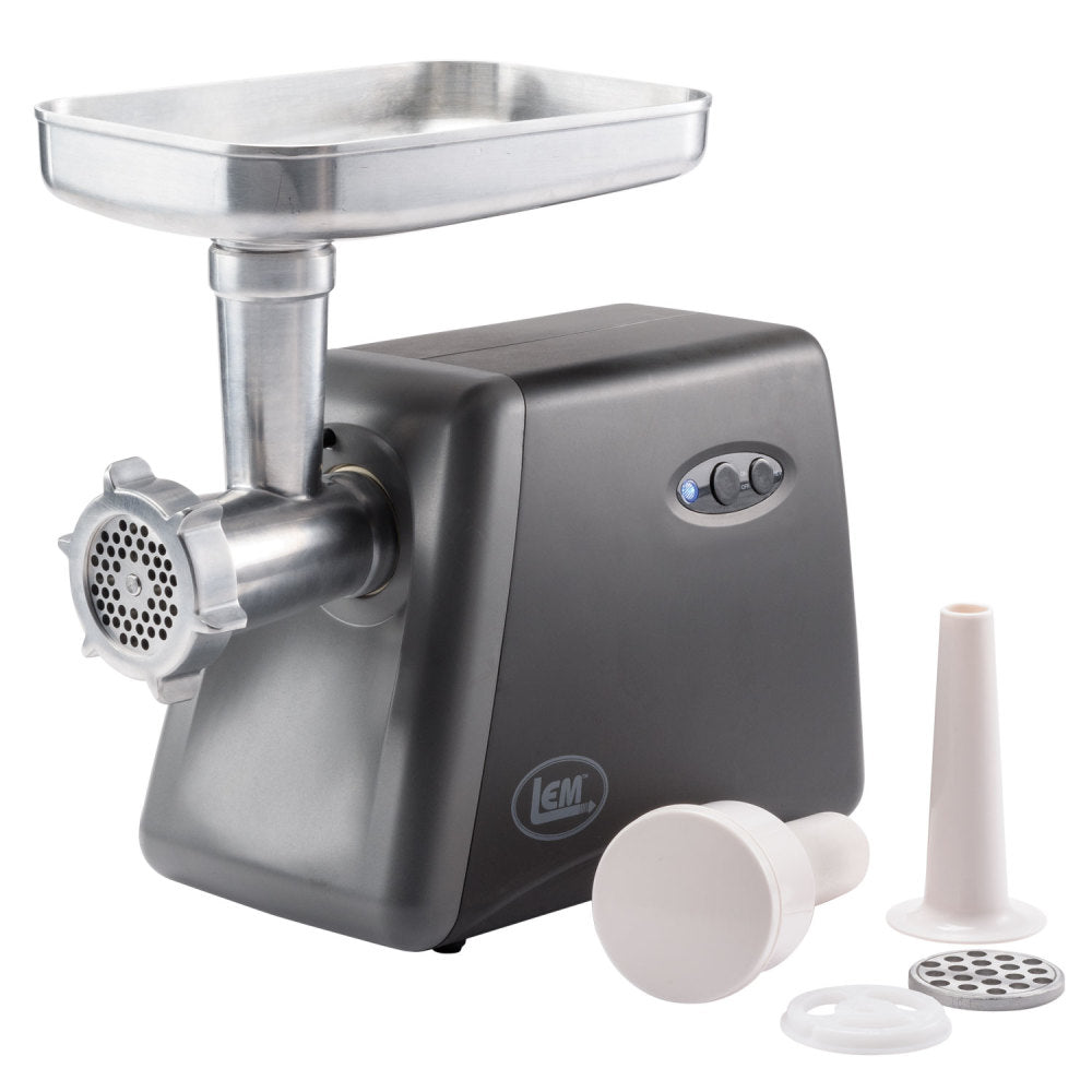 Big Bite Meat Grinder #8 + Juicer Attachment, LEM