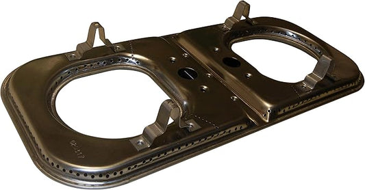 Music City Metals Stainless Steel Burner Head Replacement for Select Gas Grill Models by Broil King, Broil King.89-91 and Others- 14102