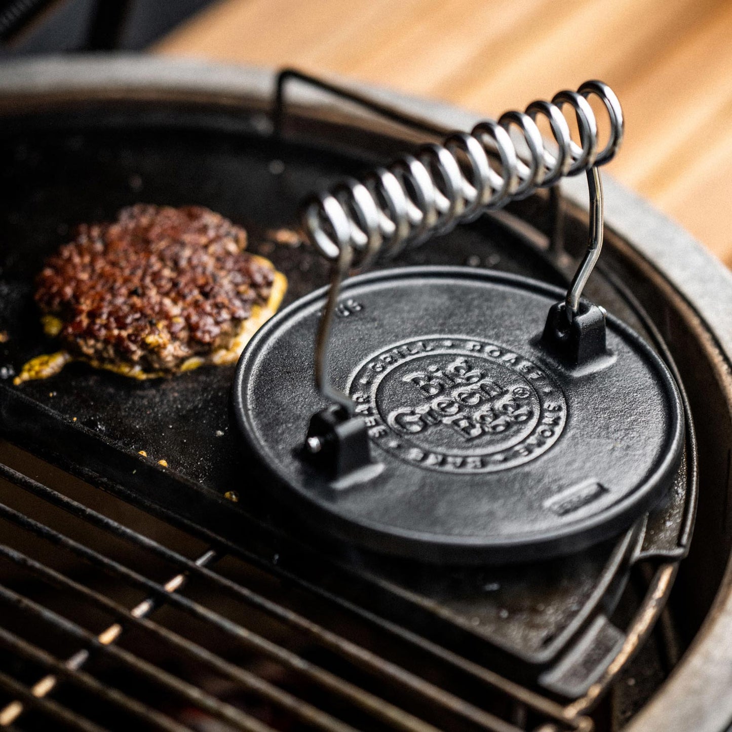 Cast Iron Grill Press