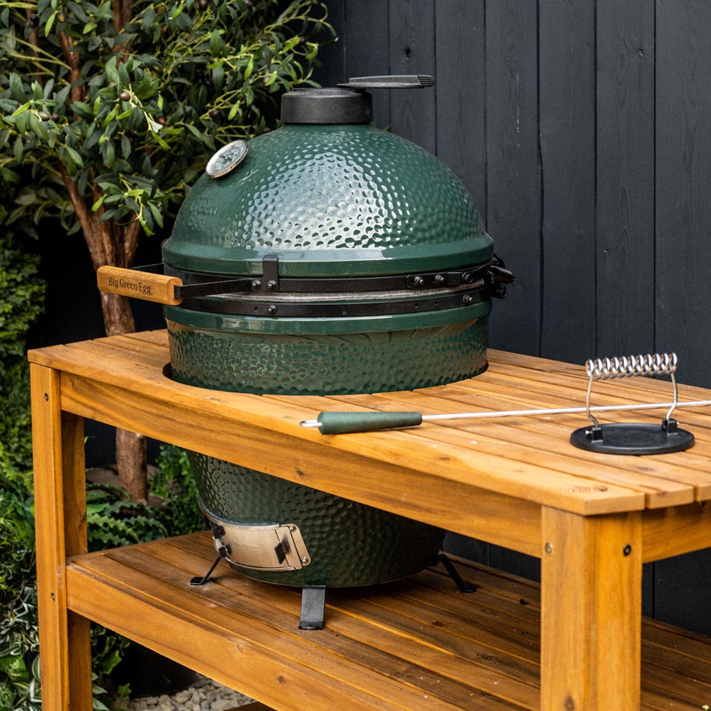 Acacia Hardwood Table for Large Big Green Egg