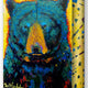 Meissenburg 26" x 37.5" Aurora Bear Box Art - Yellow & Blue (Wildlife Art by Shelle Linholm)