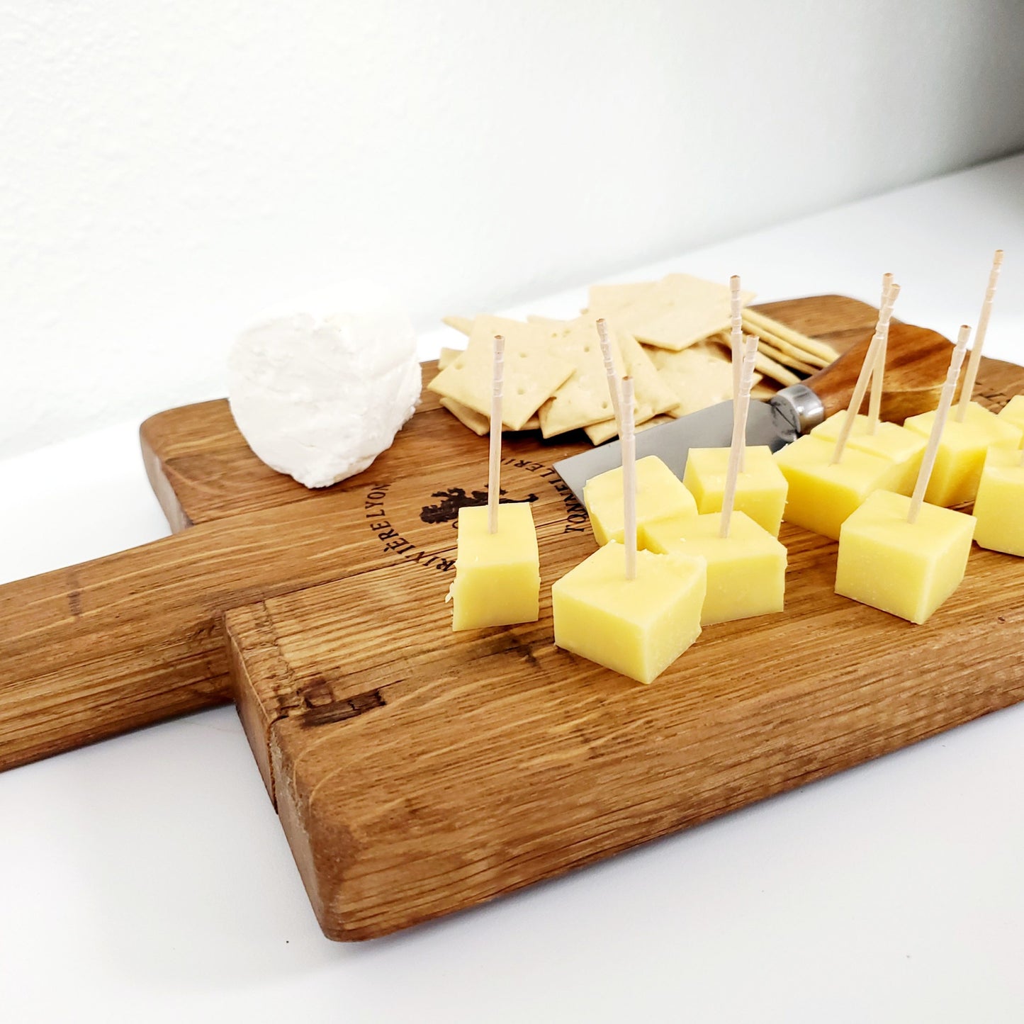 Wine Barrell Charcuterie Cheese Board