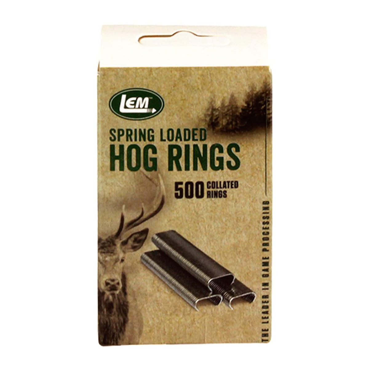 LEM Hog Rings for Spring Loaded Pliers (Box of 500)