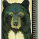 Meissenburg 26" x 37.5" Timber Bear Box Art - Timber & Blue (Wildlife Art by Shelle Linholm)