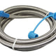 10ft 3/8" Male QD Plug X 3/8" Female Flare Swivel Plug w/ SS Overbraid- 100462-120