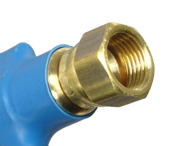 10ft 3/8" Male QD Plug X 3/8" Female Flare Swivel Plug w/ SS Overbraid