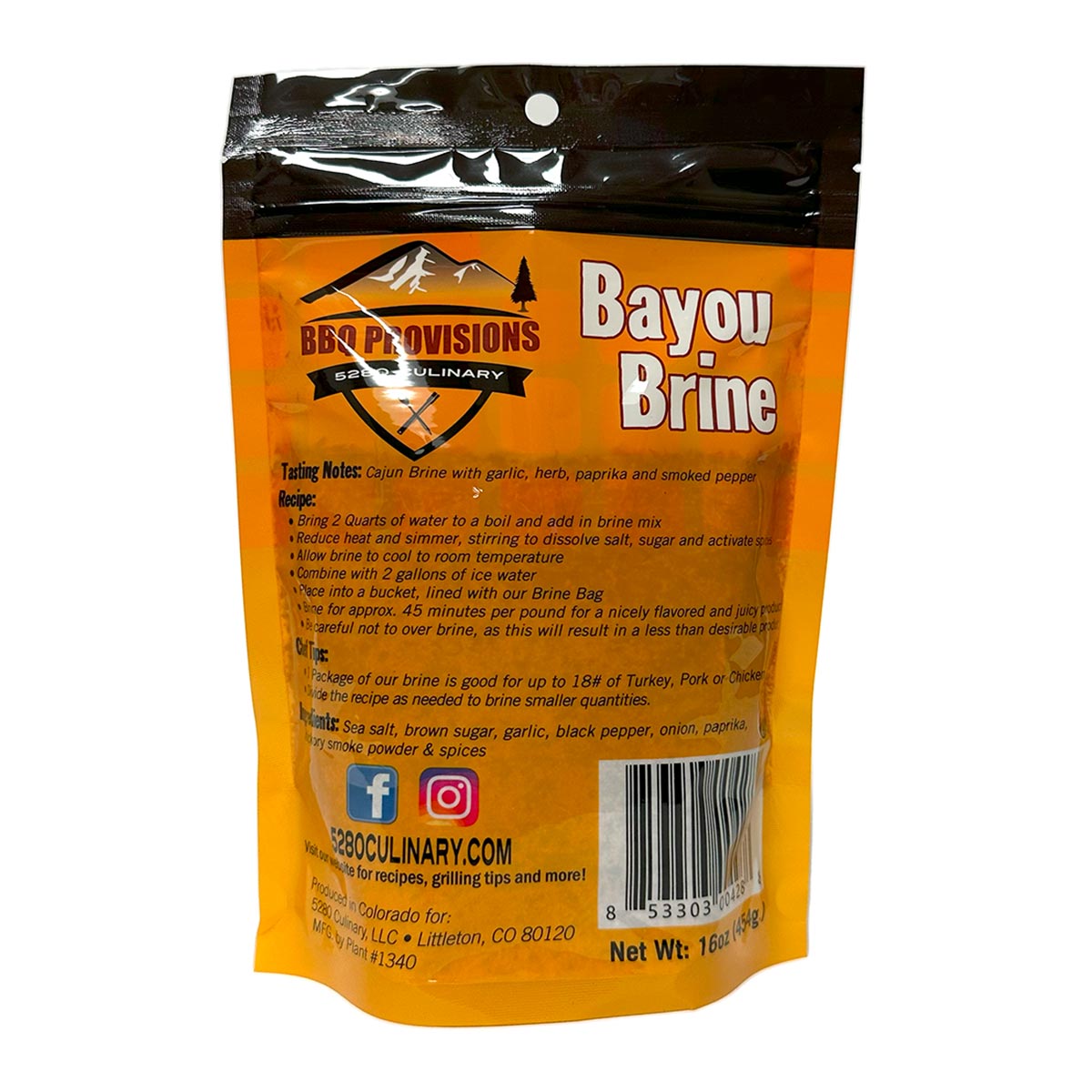 BBQ Provisions Bayou Brine Mix