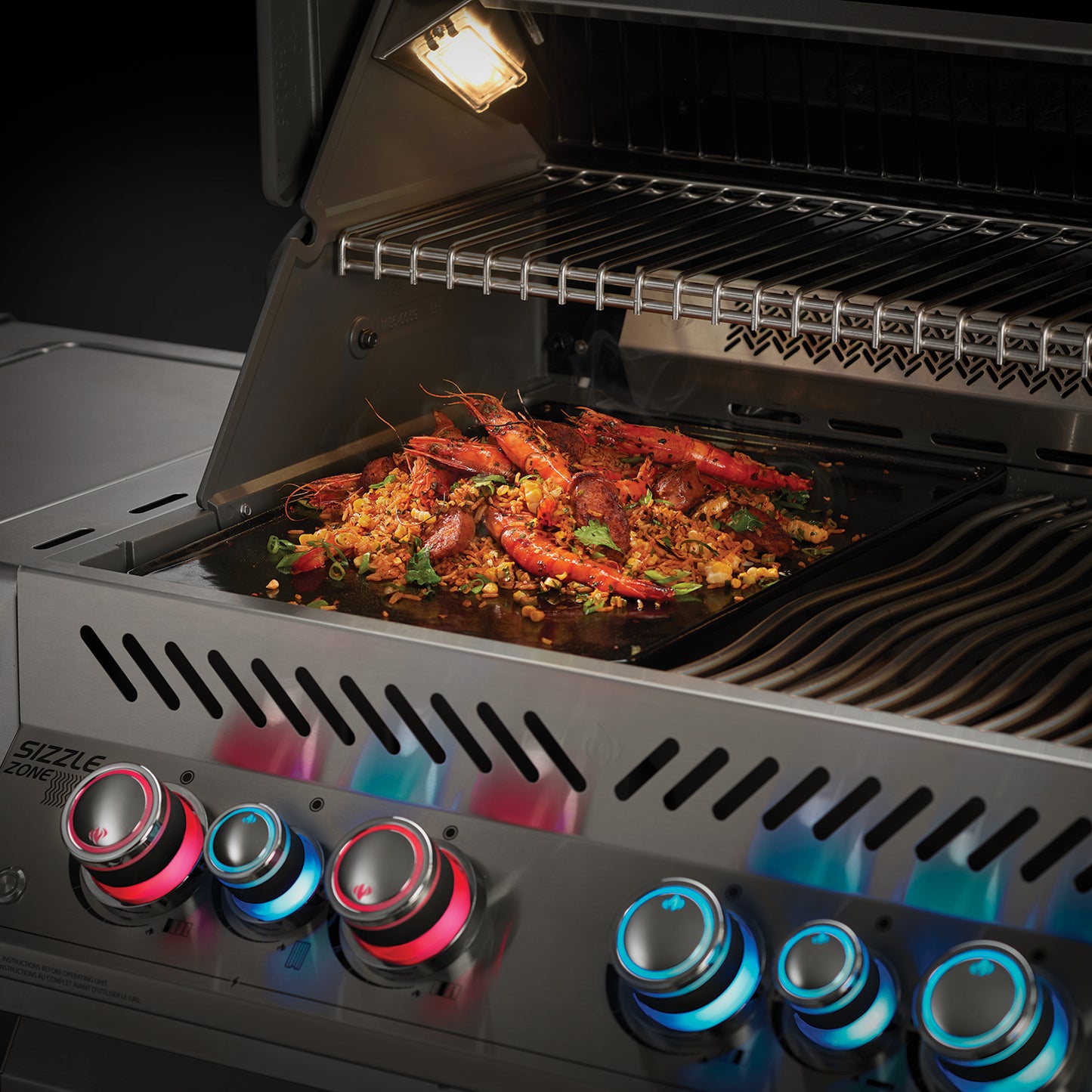 Napoleon Cast Iron Reversible Griddle with Porcelain Coating 56041