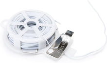 Load image into Gallery viewer, Fox Run Twist Tie Roll and Cutter, 60-Foot, Pack of 1, White - 5644
