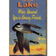 Meissenburg 10.5" x 24" Welcome to the Lake Sign