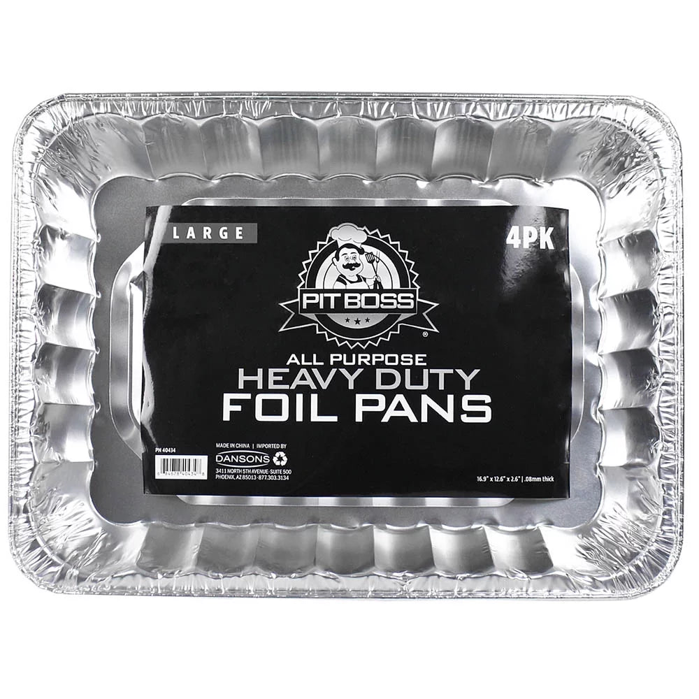 4 Pack Large All-Purpose Foil Pans 40434