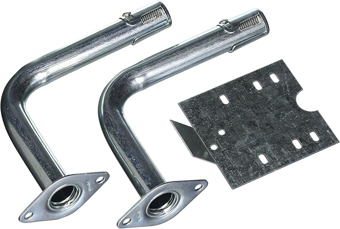 Music City Metals Zinc Plated Steel Twin Venturi Replacement for Select Thermos Gas Grill Models- 76032