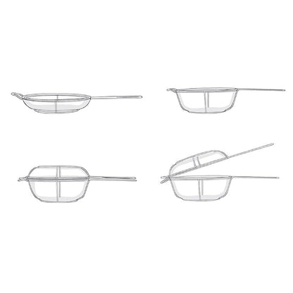 Outset 76182 Chef's Jumbo Outdoor Grill Basket with Removable Handles