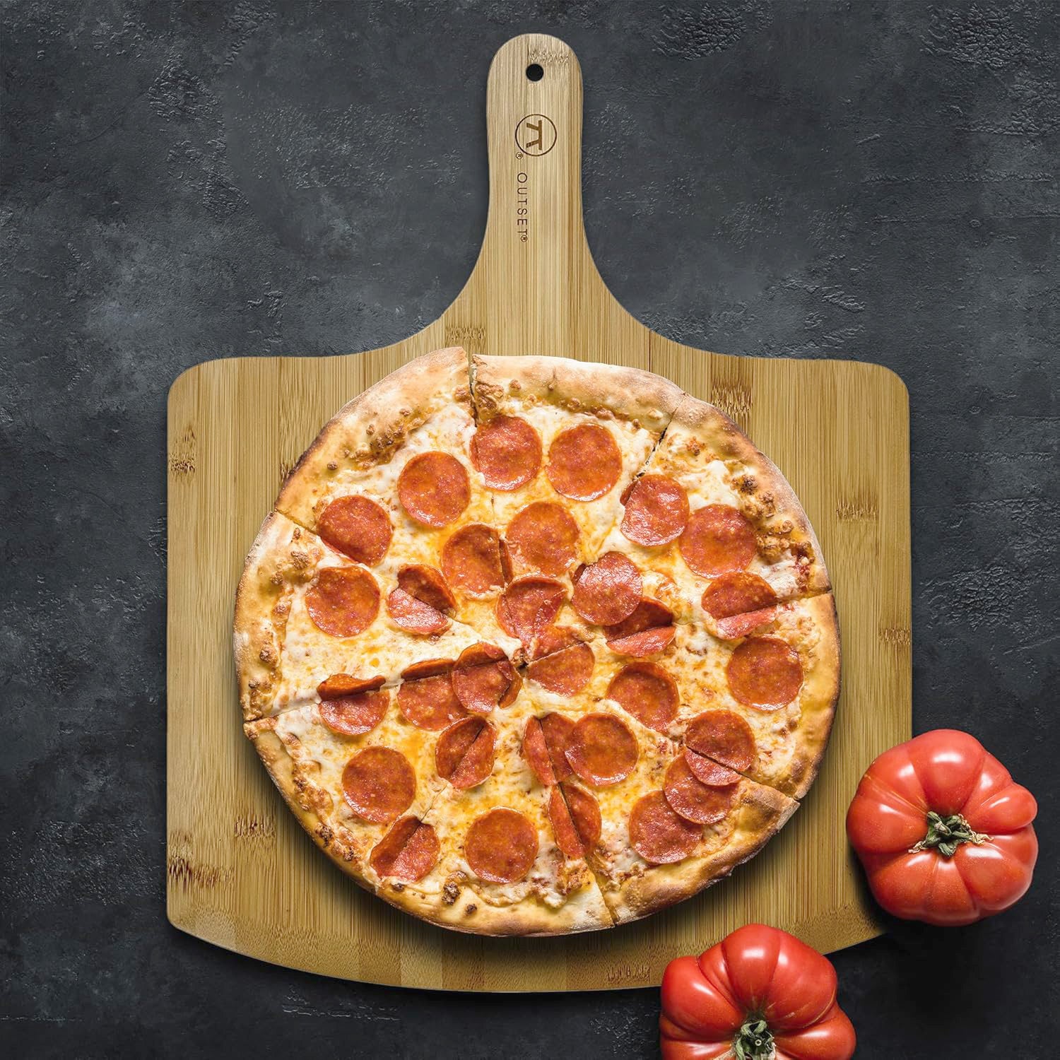 Outset XL Bamboo Pizza Peel 18