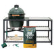 Large Big Green Egg + Modular Nest + Expansion Package - (1) Solid Stainless (2) Stainless Grid