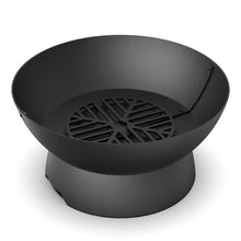 Load image into Gallery viewer, Meteor 38” Cast Iron Fire Pit with Low Base
