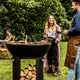 Zenith 38” Cast Iron Fire Pit with Standing Base