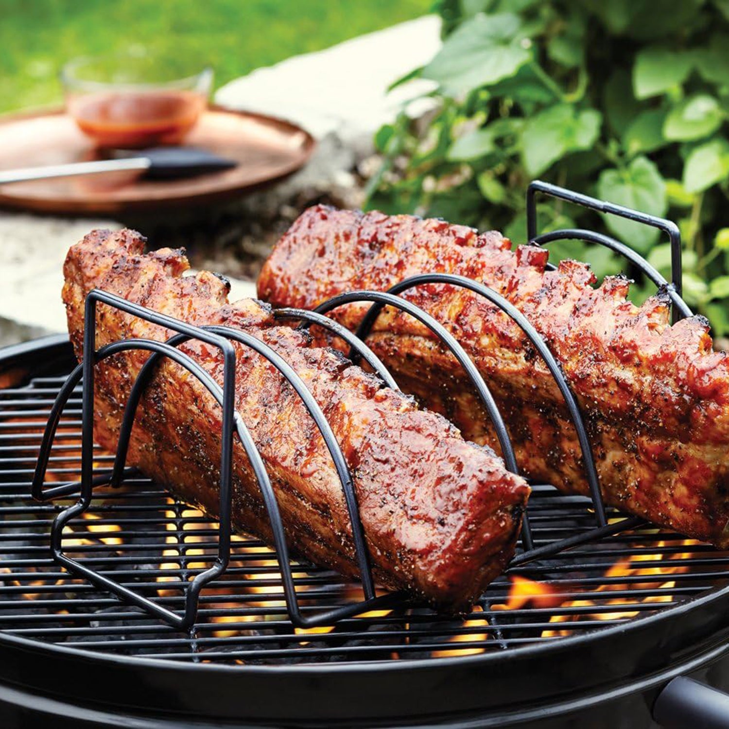 Outset QD50 Nonstick Reversible Roast & Rib Rack