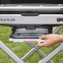 Load image into Gallery viewer, Weber Traveler Portable Propane Gas Grill (Black) 9010001
