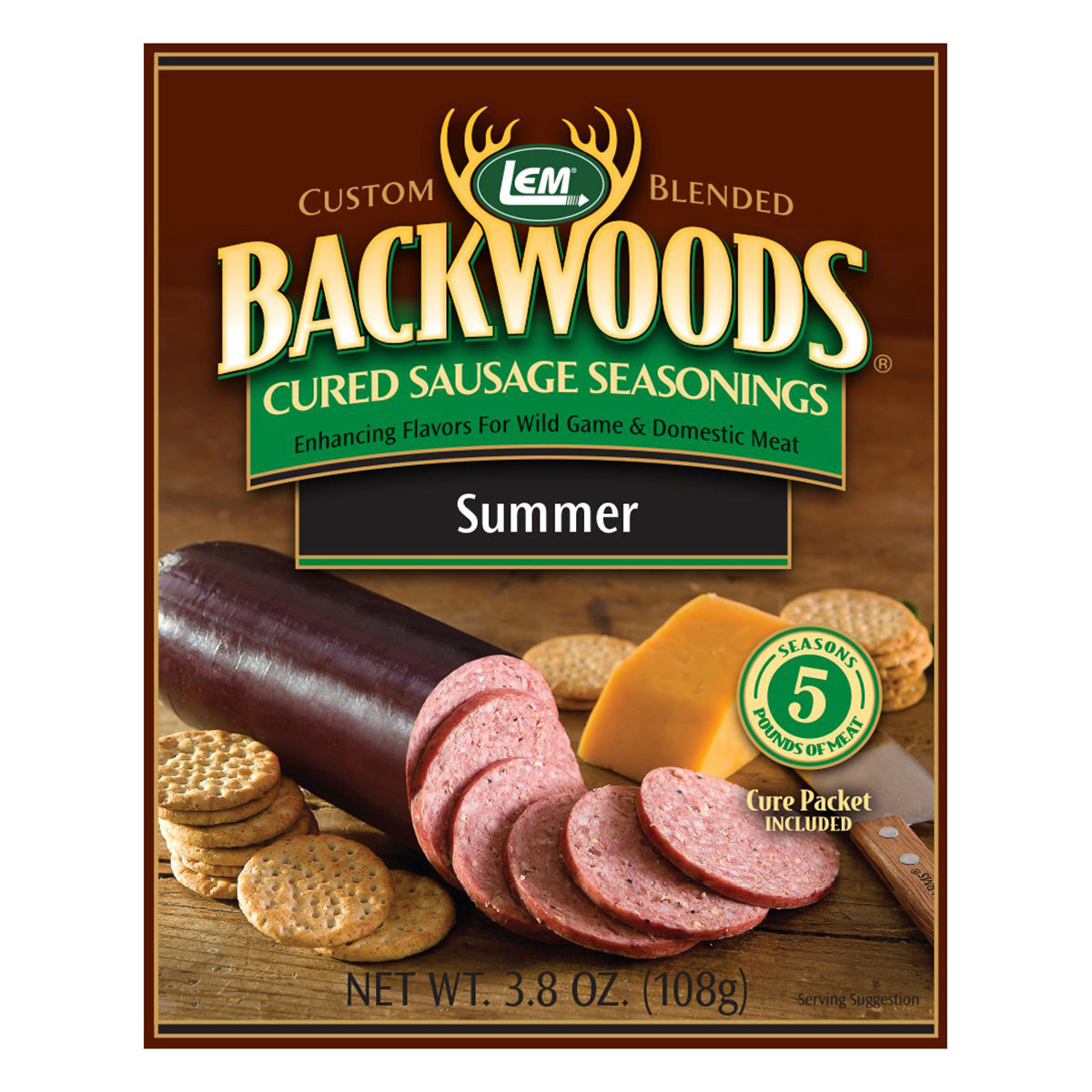 LEM Backwoods Cured Summer Sausage Seasoning 9508