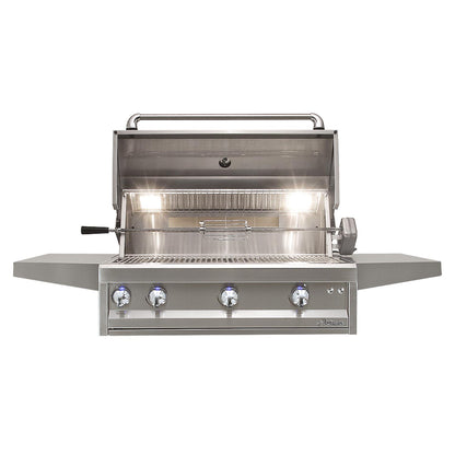 Artisan Professional 36-Inch 3-Burner Freestanding Propane Gas Grill With Rotisserie - ARTP-36C-LP