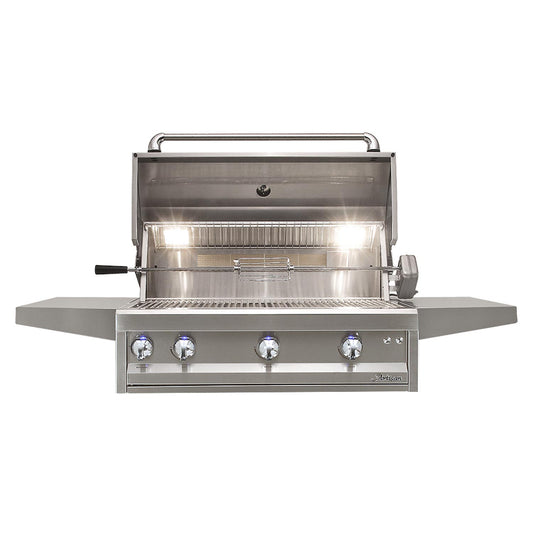 Artisan Professional 36-Inch 3-Burner Freestanding Propane Gas Grill With Rotisserie - ARTP-36C-LP