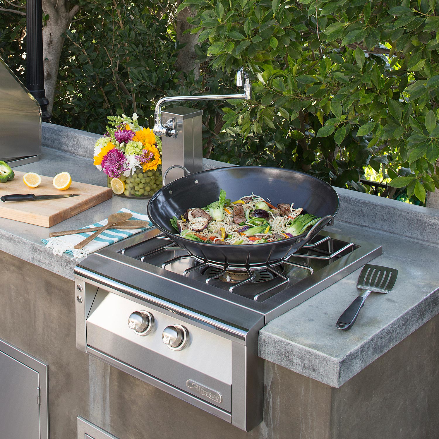 Outdoor kitchen power burner best sale