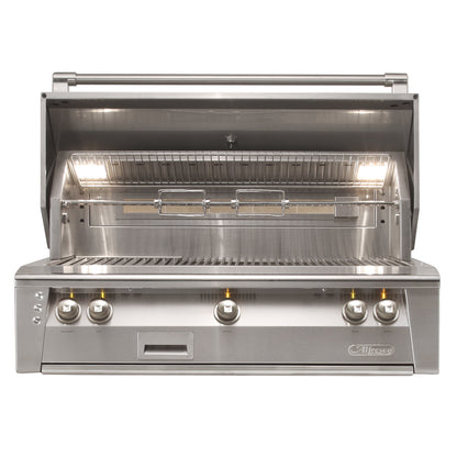 Alfresco ALXE 42-Inch Built-In Propane Gas Grill With Sear Zone And Rotisserie - ALXE-42SZ-LP