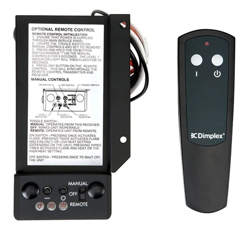 Dimplex 3-Stage Remote Control Kit for BF Series Electric Fireplaces