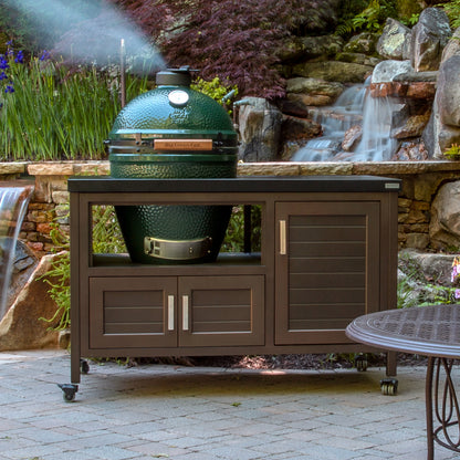 Large Big Green Egg + 53in Modern Farmhouse Table Package