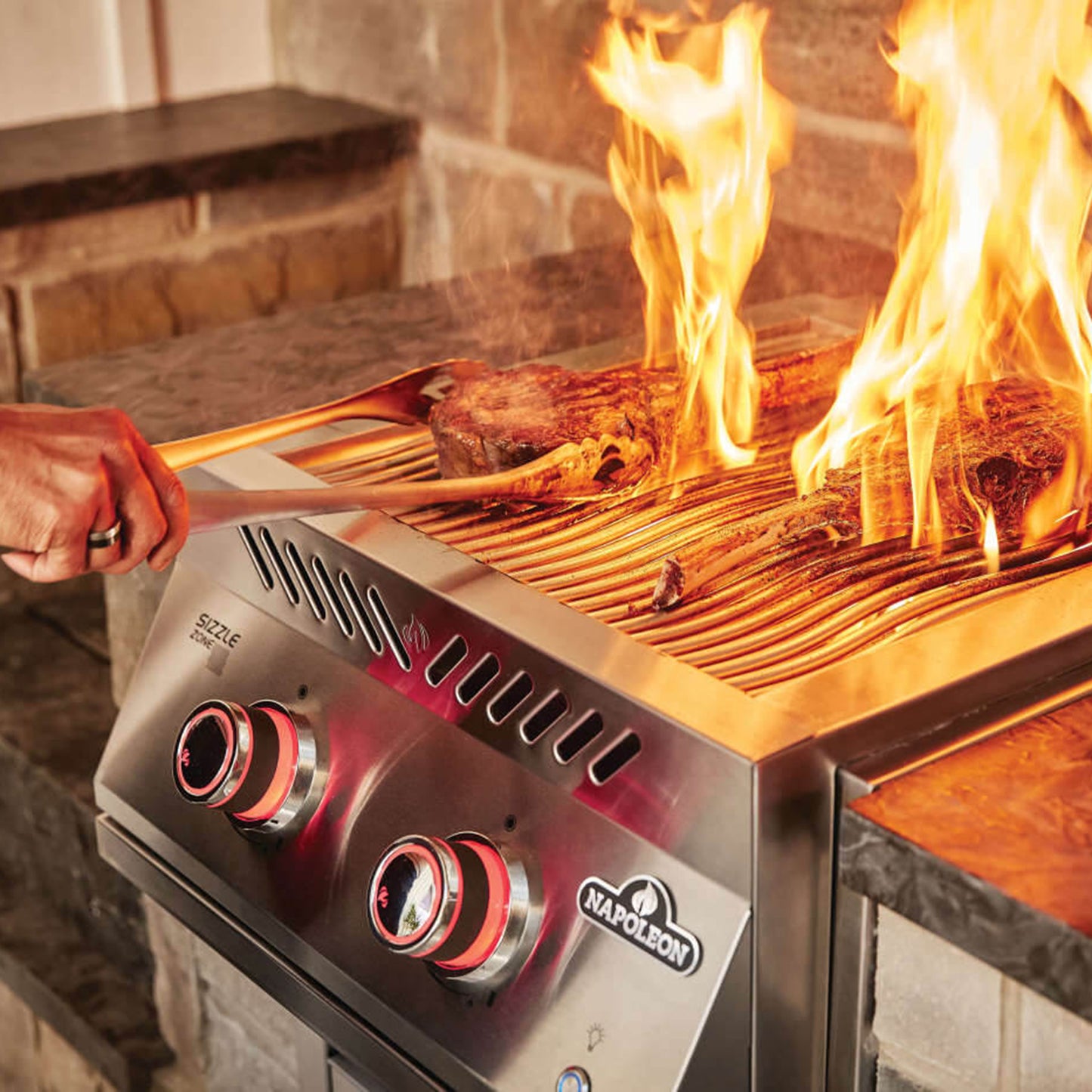 Napoleon Built-In 700 Series 18" Dual Infrared Burner (Stainless Steel)