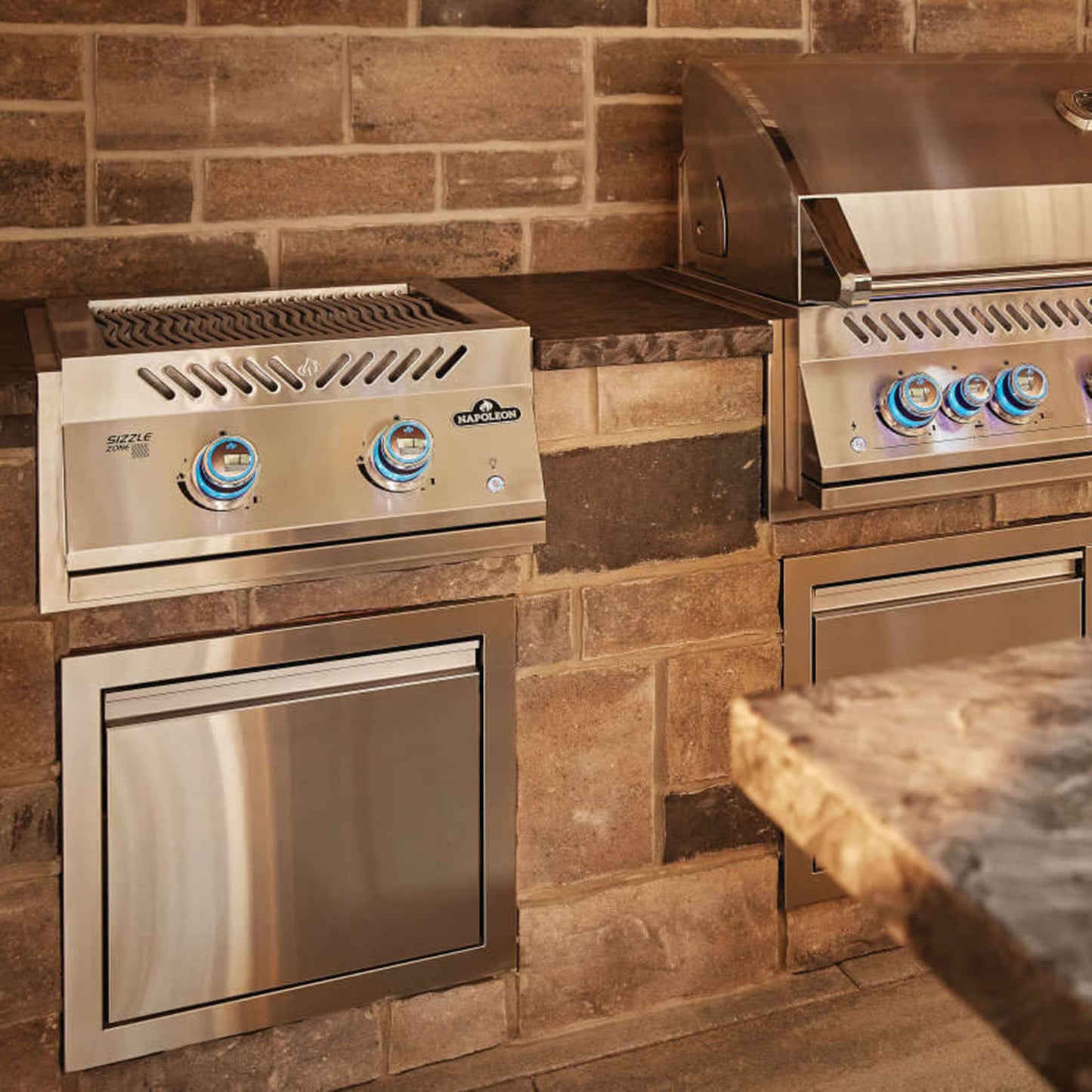 Napoleon Built-In 700 Series 18" Dual Infrared Burner (Stainless Steel)