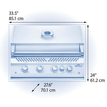 Napoleon Built-In 700 Series 32" RB w/ Infared Rear Burner (Stainless Steel) 5-Burner