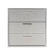 Blaze 30-Inch Triple Access Drawer w/ Interior Lighting - BLZ-30W-3DRW-LT