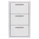 Blaze 16" Triple Access Drawer w/ Interior Lighting - Stainless Steel - BLZ-DRW3-R-LT