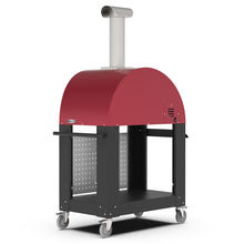 Load image into Gallery viewer, Alfa Moderno 2 Pizze Gas Pizza Oven with Base - Antique Red - FXMD-2P-GROA-U + BF-2P-NER
