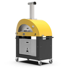 Load image into Gallery viewer, Alfa Moderno 3 Pizze Gas Pizza Oven with Base - Fire Yellow
