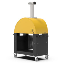 Load image into Gallery viewer, Alfa Moderno 3 Pizze Gas Pizza Oven with Base - Fire Yellow
