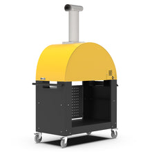 Load image into Gallery viewer, Alfa Moderno 3 Pizze Gas Pizza Oven with Base - Fire Yellow - FXMD-3P-MGIA-U + F-3P-NER
