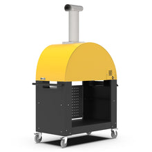 Load image into Gallery viewer, Alfa Moderno 3 Pizze Gas Pizza Oven with Base - Fire Yellow
