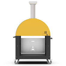 Load image into Gallery viewer, Alfa Moderno 3 Pizze Gas Pizza Oven with Base - Fire Yellow
